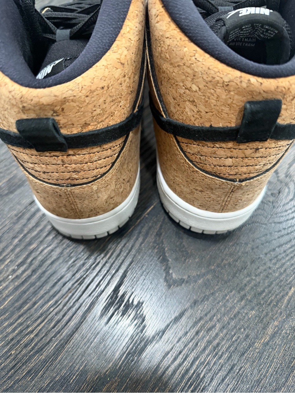 Nike SB Dunk High Men Size 12 Pro Black Hazelnut White Training Shoe - Picture 7 of 11